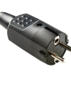 Clavija de enchufe 16A negra